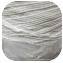 Manufacturer price white earloop flat round elastic band rope cord for face bathing